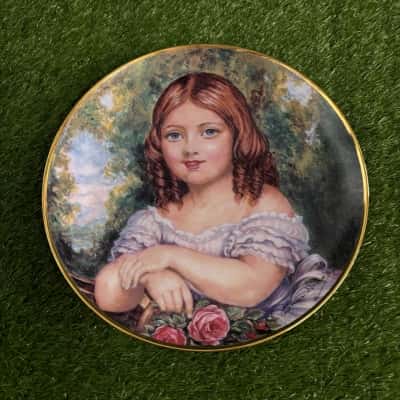 Franklin Mint Patricia Nichols “The Queen Victoria As A Child” Display Plate 