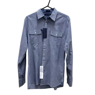 Tommy Hilfiger Blue Long Sleeve Shirt Size S *New*