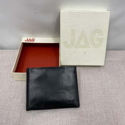 Jag Mens Leather Wallet Black