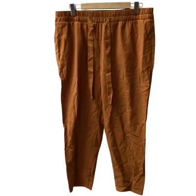 Trent Nathan Womens  Size 14 Ankle Length Pants Brown G