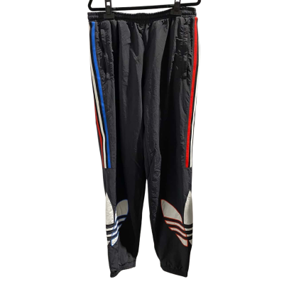 Adidas Mens Size M Track Pants w Blue and Red Stripes