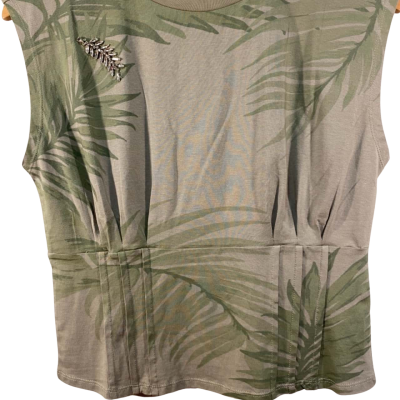 BNWT Guess Women Top Size M Khaki 