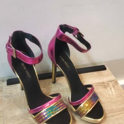 Nine West Womens  Size 8 Platforms Multicoloured 