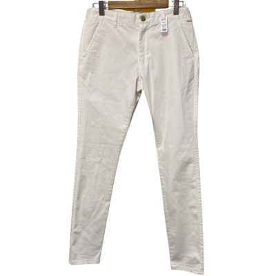 Industrie Size 30 White Slim Fit Pants