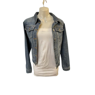  Womens Archives Size M Denim Jacket Blue 