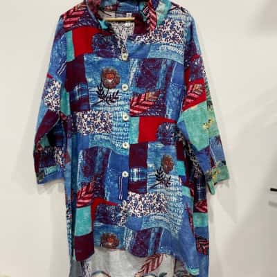 Wishstone Size XXL Long Sleeve Shirt Multicoloured / Pattern 
