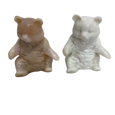 Mosser Glass Sitting Bear Figurines