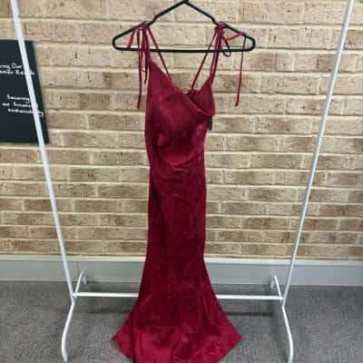 BABYBOO Womens WHITNEY MAXI DRESS - RED  Size XS 