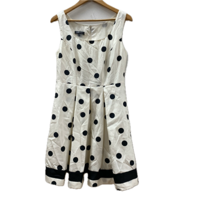 Liberty Womens Dress Size XL Black  / Polka Dot / White 