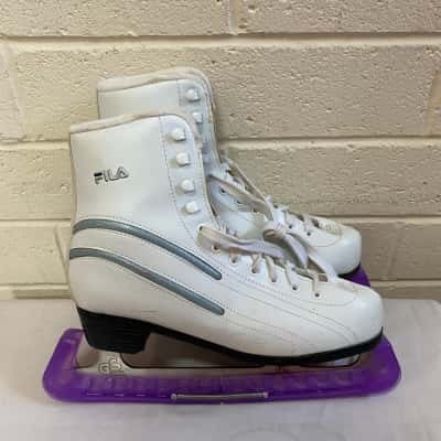 Women's Fila Eve Figure Skates w/Blade Covers