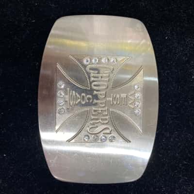 Mens West Coast Choppers belt buckle. 10x7.5cm