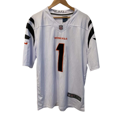 Cincinnati Bengals Chase Nike/NFL Shop Mens  Size L Short Sleeve Shirt Black  / Orange / White 