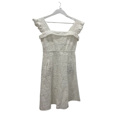 Anna Mason Womens  Size 0 Casual Dress White 