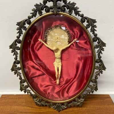 Vintage crucifix wall hanging