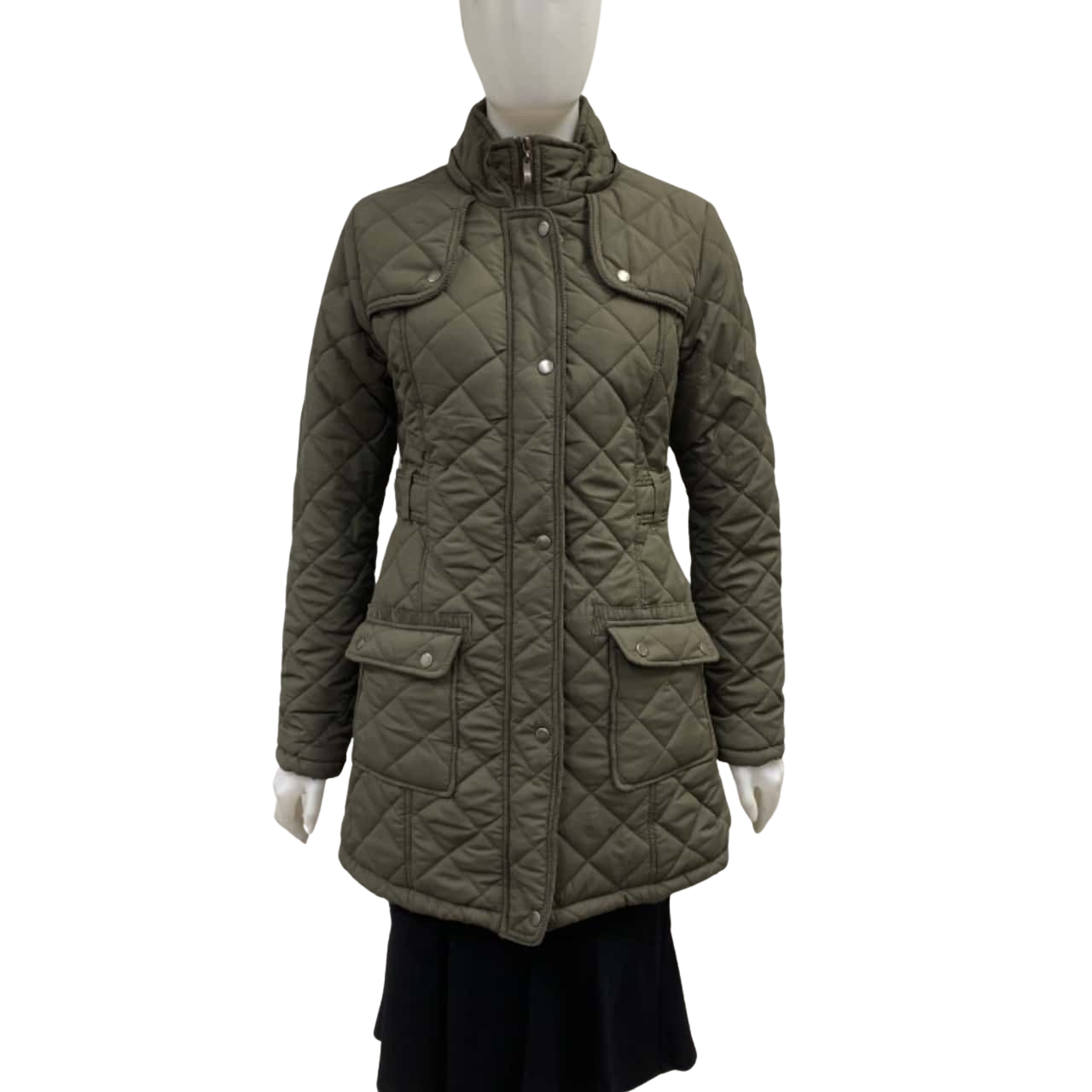 Brave Soul Womens Size 14 Bomber Jacket Green (s)