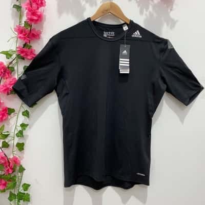 Adidas Unisex T-Shirt Size XXL Black  