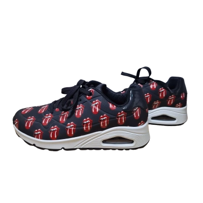 Skechers Womens X UNO Rolling Stones Sneakers - size US 10