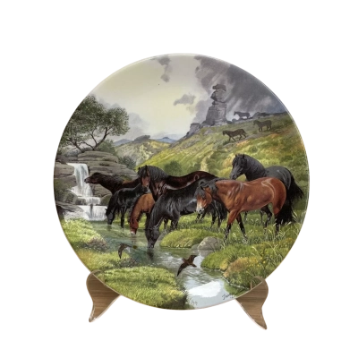 8.5” Davenport Exmoor Ponies from Britains Wild Ponies Collection byDerek Braithwaite