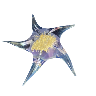 Glass Star Ornament 
