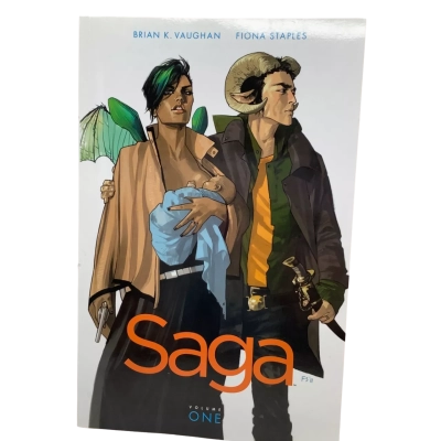 Saga Volume One By Brian K. Vaughan + Fiona Staples
