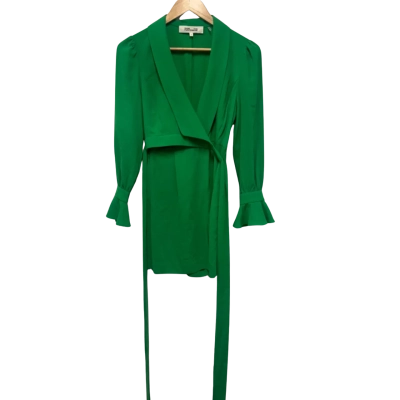 Diane Von Furstenberg Womens  Size 4 Playsuit Green 