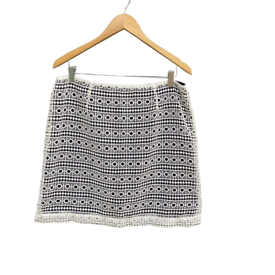 Tokito Womens  Size 16 Midi Skirt Blue  / White 