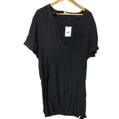 POL Clothing Womens  Size M Tunic Dress Black  