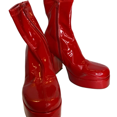Betts Womens  Size 7 Heels Red 