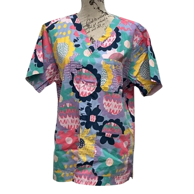 Gorman Womens 'Daisy Sketch' Size XL Scrubs Set