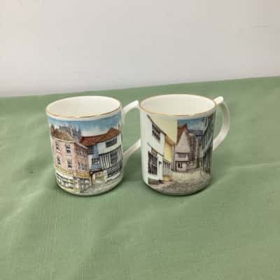 Pair of Vintage Barry E. Ward Special Edition Mugs – TOMBLAND Norwich