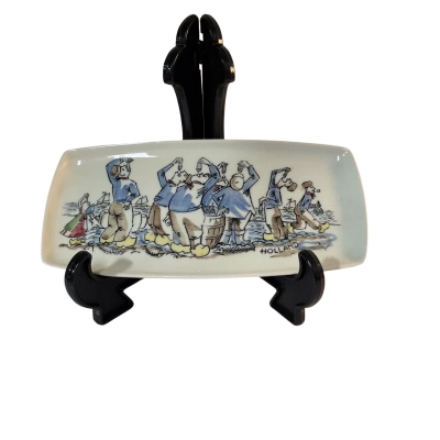 Vintage Koninkljk Goedewaagen Gouda-Holland Porcelain Dish 