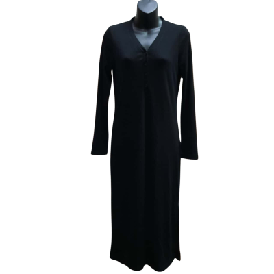 New With Tags FRENCH CONNECTION Size S Black Midi Length Dress