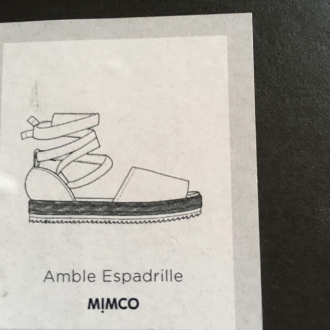 Mimco Womens Leather Brown / Honey Amble Espadrille Sandals / Shoes