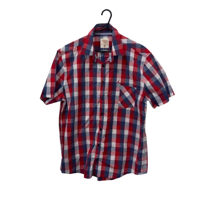 R.M. Williams Red/Blue Checked Shirt Size XL