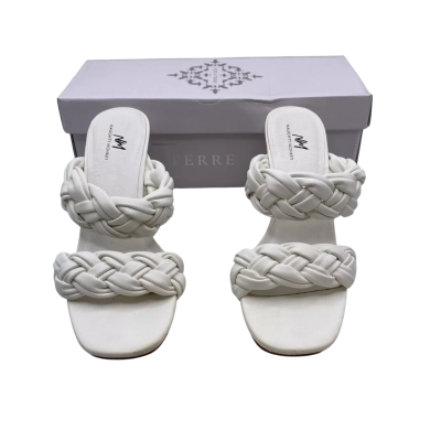 Naughty Monkey Size 8 White Heels