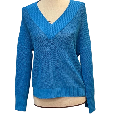 Country Road Womens Size XS V-Neck Jumper Blue
