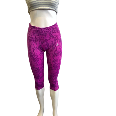 Adidas Women's Size S 3/4 Leggings Purple 