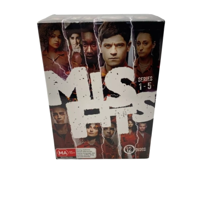 Misfits Series 1-5 12 Discs Set