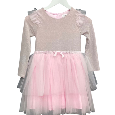 NEW Origami  Size 7 Tulle Dress Pink  
