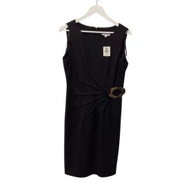 Calvin Klein Womens  Size 10 Casual Dress Black  / Gold 