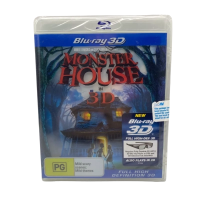 BNIB Monster House in 3D Blu-ray 3D