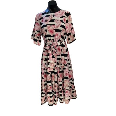 Little party dress Womens  Size 6 Casual Dress Black  / Floral / Pink  