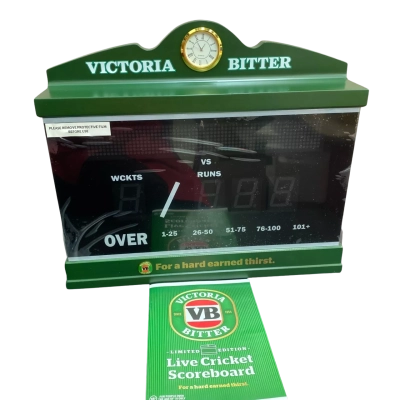 Victoria Bitter Live Cricket Scoreboard-Limited Edition 