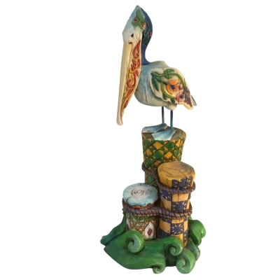 Jim Shore Pelican Figurine Approx 8 x 21cm