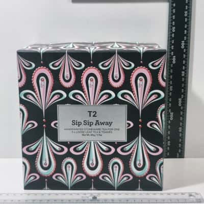 T2 Sip Sip Away Serving Teapot and 3x Loose Leaf Tea and Tisanes PreOwned 
