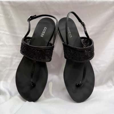 GUESS Black Sandals Size 6
