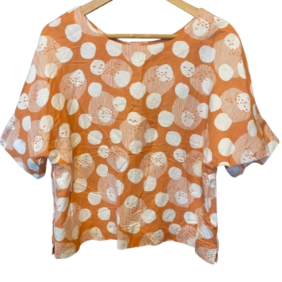 Regatta Womens Size 12 Linen Blend Top