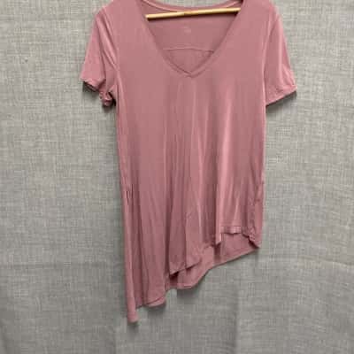 Lululemon Womens Size M Short Sleeve Top Peach/Pink
