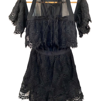 alice McCall Women Playsuit  Size 6 Black  