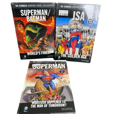 Eaglemoss DC Comics Graphic Novel Collection Hardcover Books (Sealed) x 3 Bundle - Pack 2